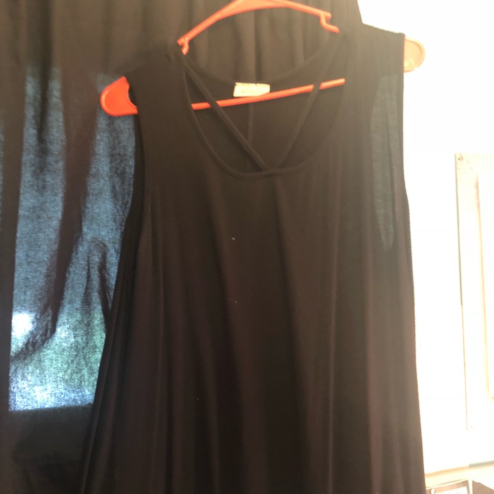 Black Thick Strapped Tank